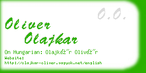 oliver olajkar business card
